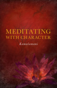 meditating with character